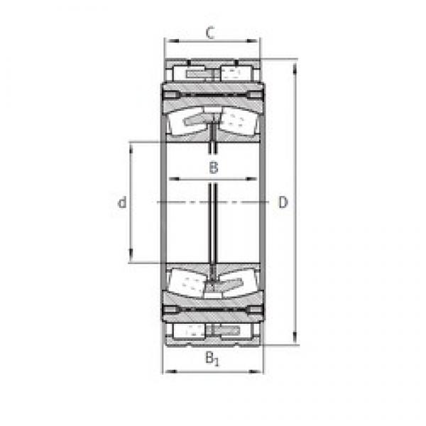 170 mm x 444,5 mm x 140 mm  FAG Z-562656.04.DRGL сферические роликоподшипники #1 image