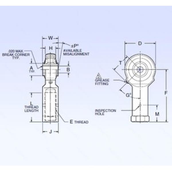 4,826 mm x 20,32 mm x 4,826 mm  NMB ARR3FFN-1B сферические роликоподшипники #1 image