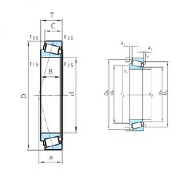 536,575 mm x 820 mm x 146 mm  PSL PSL 612-330 конические роликовые подшипники #1 image