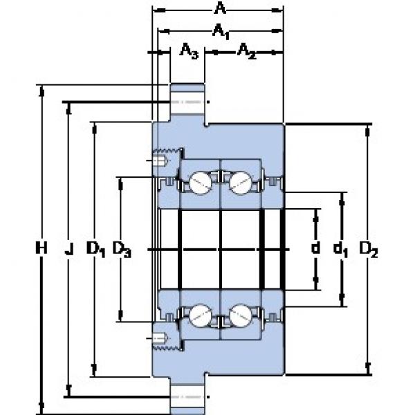 SKF FBSA 207/DF упорные шарикоподшипники #1 image