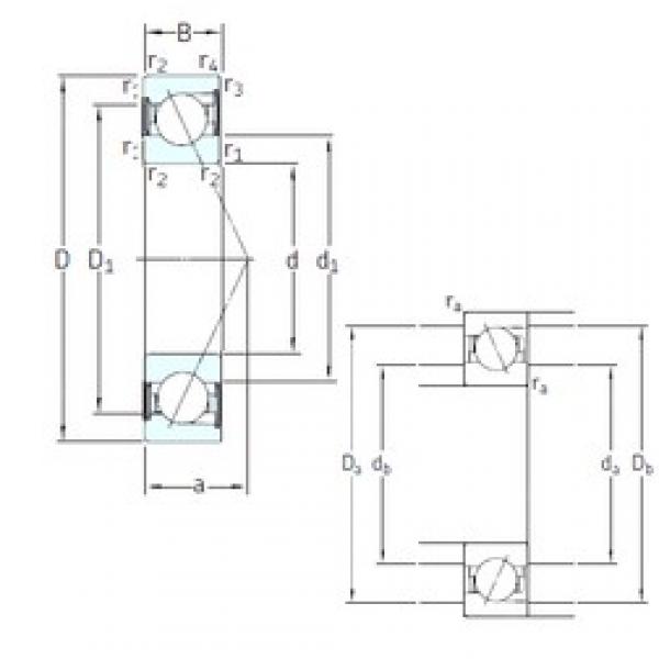 45 mm x 85 mm x 19 mm  SNFA E 245 /S /S 7CE3 радиально-упорные шарикоподшипники #1 image