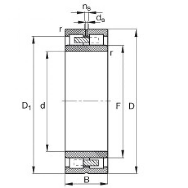 160 mm x 220 mm x 60 mm  FAG NNU4932-S-M-SP цилиндрические роликоподшипники #1 image