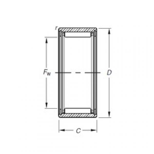 Timken NK10/12 игольчатые подшипники #1 image