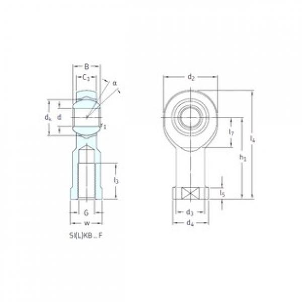 SKF SIKB18F подшипники скольжения #1 image