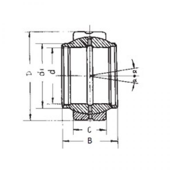 32 mm x 52 mm x 32 mm  FBJ GEEW32ES подшипники скольжения #1 image