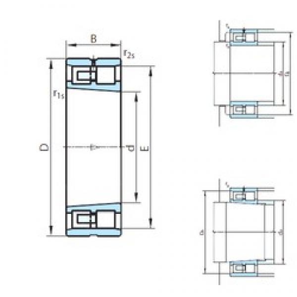 340 mm x 520 mm x 133 mm  PSL NN3068K цилиндрические роликоподшипники #1 image