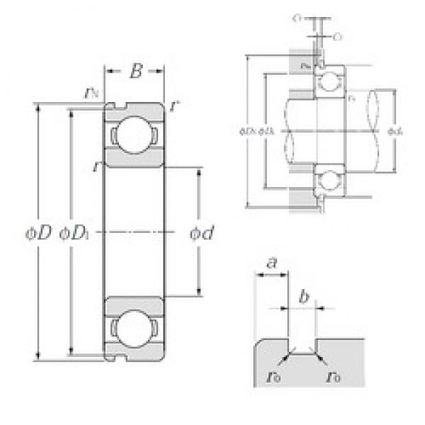 80 mm x 100 mm x 10 mm  NTN 6816N радиальные шарикоподшипники #1 image