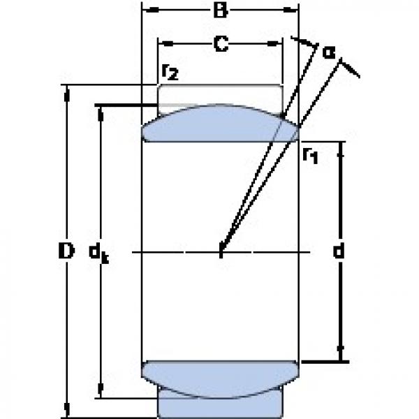 6 mm x 14 mm x 6 mm  SKF GE 6 E подшипники скольжения #1 image