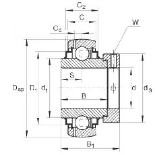 INA GE100-KRR-B радиальные шарикоподшипники #1 image