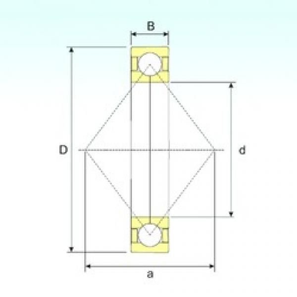 180 mm x 320 mm x 52 mm  ISB QJ 236 N2 M радиально-упорные шарикоподшипники #1 image