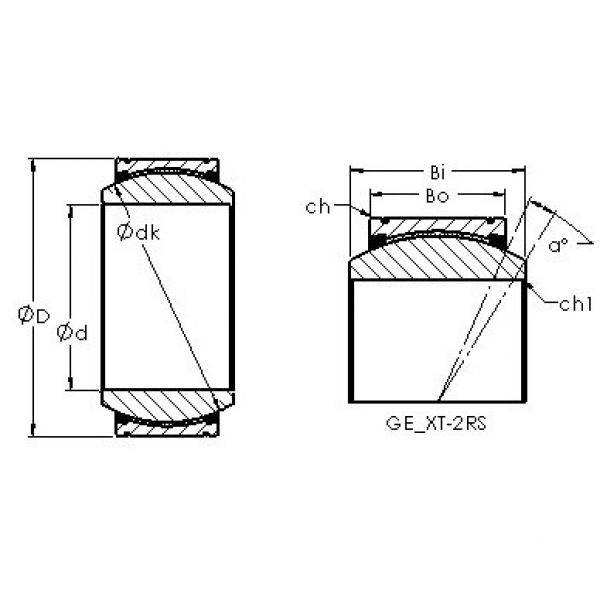 AST GE240XT-2RS подшипники скольжения #1 image