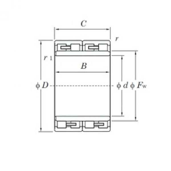 115 mm x 165 mm x 90 mm  KOYO 23FC1690 цилиндрические роликоподшипники #1 image