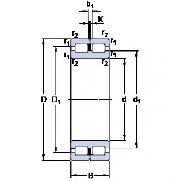 220 mm x 270 mm x 50 mm  SKF NNC 4844 CV цилиндрические роликоподшипники #1 image