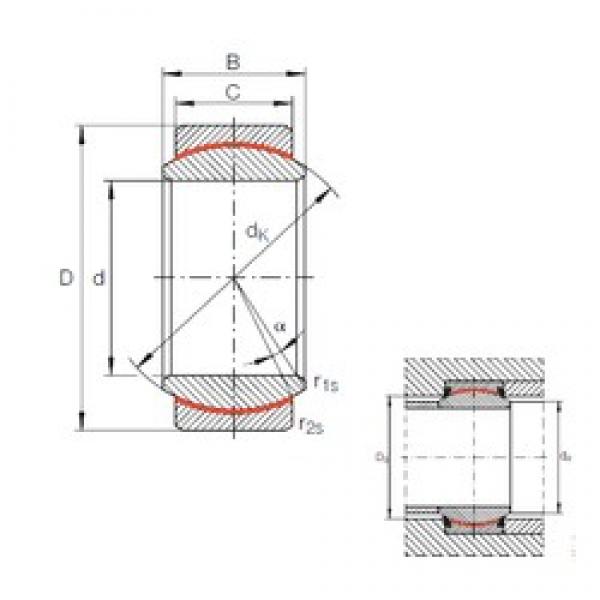 15 mm x 26 mm x 12 mm  INA GE 15 UK подшипники скольжения #1 image