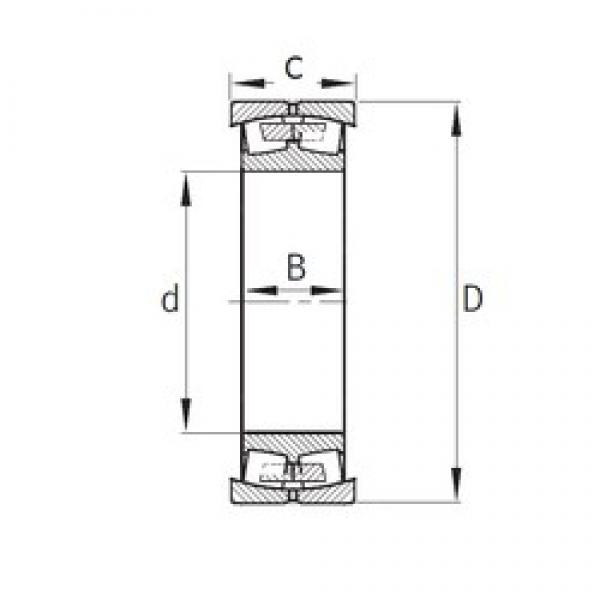 110 mm x 180 mm x 74 mm  FAG 801806 сферические роликоподшипники #1 image