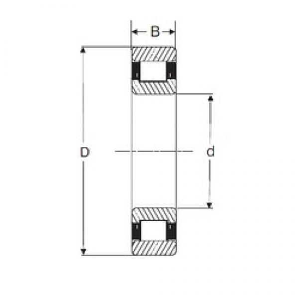 35 mm x 80 mm x 31 mm  SIGMA N 2307 цилиндрические роликоподшипники #1 image