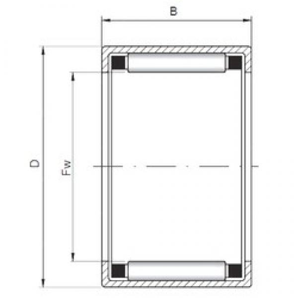 ISO HK5524 цилиндрические роликоподшипники #1 image