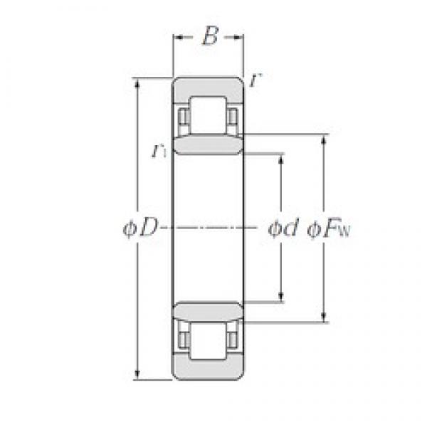 65 mm x 140 mm x 48 mm  NTN NU2313E цилиндрические роликоподшипники #1 image