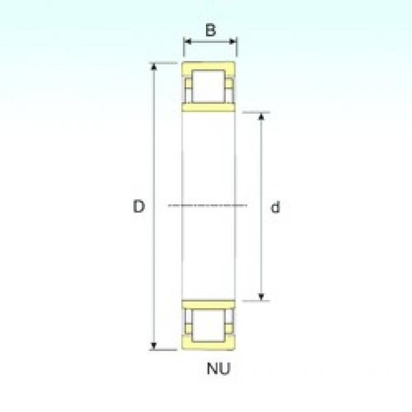 190 mm x 400 mm x 132 mm  ISB NU 2338 цилиндрические роликоподшипники #1 image