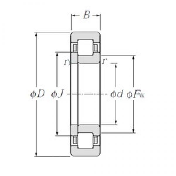 130 mm x 230 mm x 40 mm  NTN NUP226 цилиндрические роликоподшипники #1 image