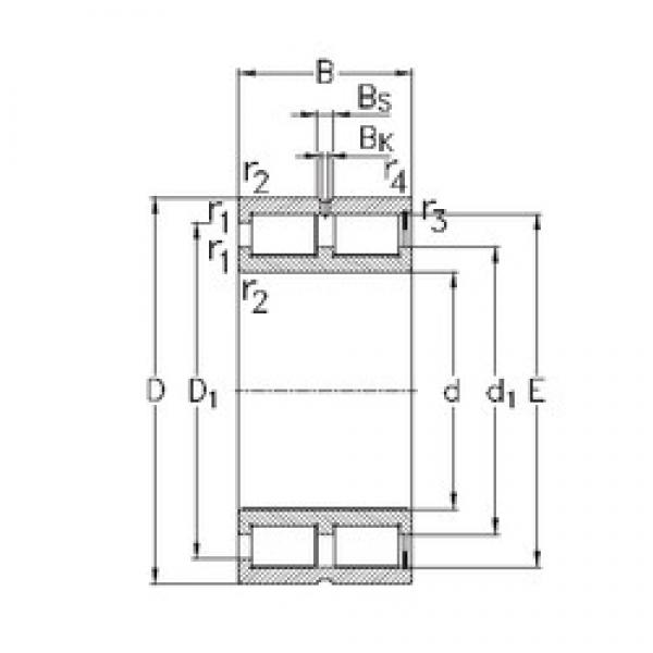 200 mm x 310 mm x 150 mm  NKE NNCF5040-V цилиндрические роликоподшипники #1 image