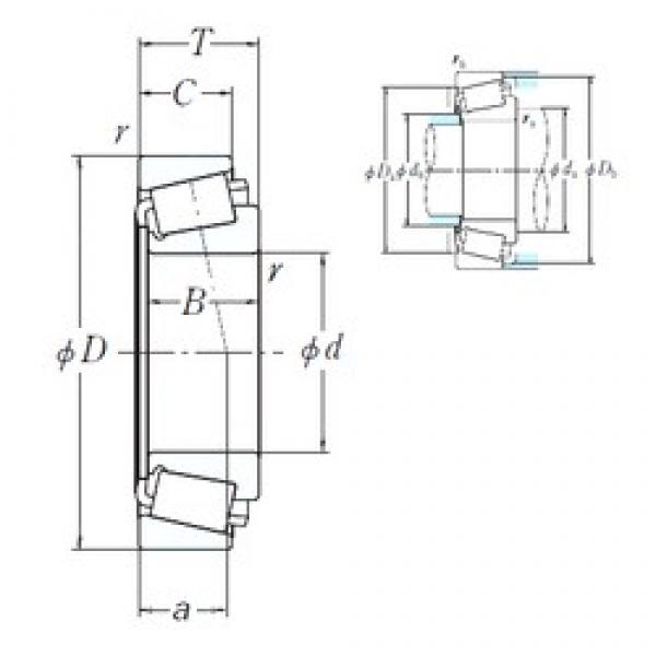 450,85 mm x 603,25 mm x 84,138 mm  NSK LM770945/LM770910 цилиндрические роликоподшипники #1 image