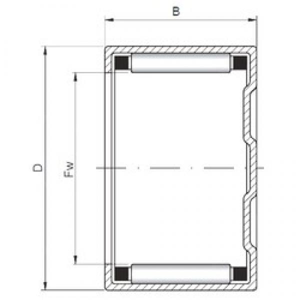 ISO BK2816 цилиндрические роликоподшипники #1 image