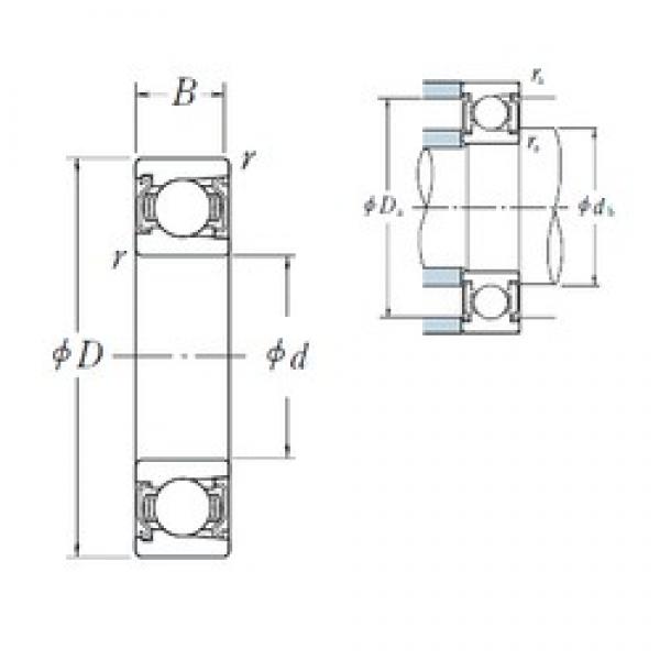 40 mm x 80 mm x 18 mm  NSK BL 208 ZZ радиальные шарикоподшипники #1 image