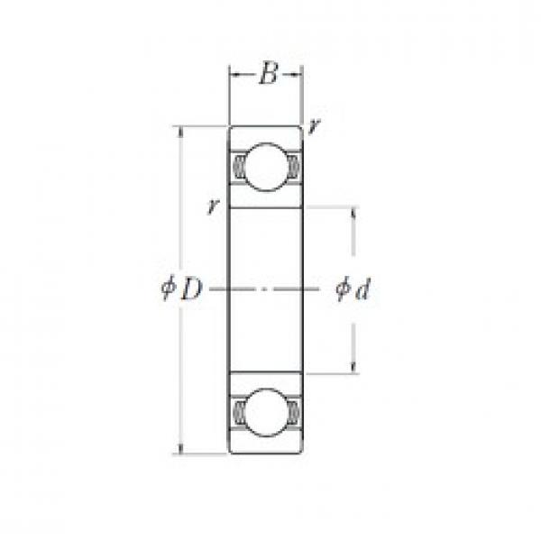 17 mm x 35 mm x 10 mm  NSK 6003L11-H-20ZZ радиальные шарикоподшипники #1 image