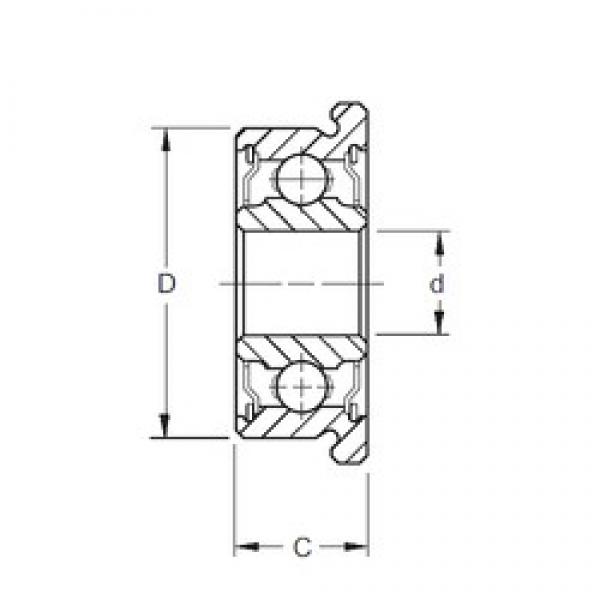 6 mm x 15 mm x 5 mm  ZEN SF696-2RS радиальные шарикоподшипники #1 image