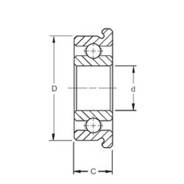 5 mm x 11 mm x 3 mm  ZEN F685 радиальные шарикоподшипники #1 image