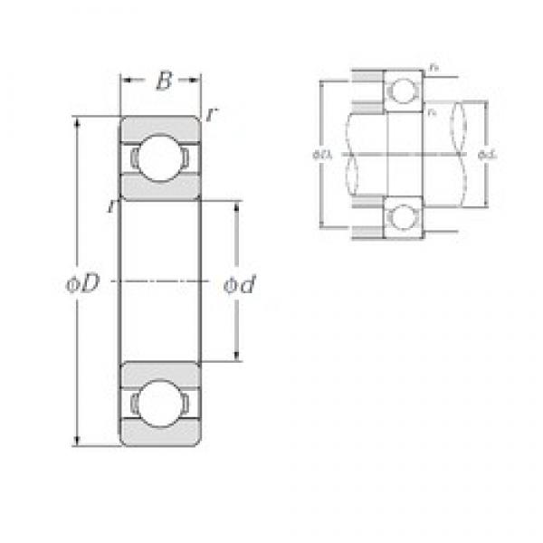 120 mm x 260 mm x 55 mm  NTN 6324 радиальные шарикоподшипники #1 image