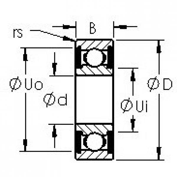 AST SR2-6-2RS радиальные шарикоподшипники #1 image