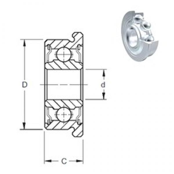 7 mm x 17 mm x 5 mm  ZEN SF697-2Z радиальные шарикоподшипники #1 image