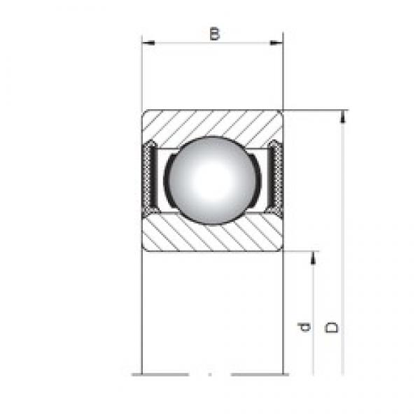 7 mm x 14 mm x 3,5 mm  ISO 618/7-2RS радиальные шарикоподшипники #1 image