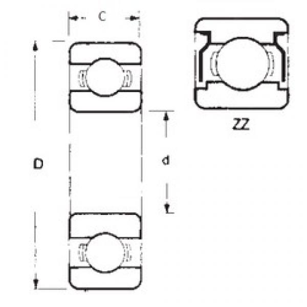 70 mm x 90 mm x 10 mm  FBJ 6814ZZ радиальные шарикоподшипники #1 image