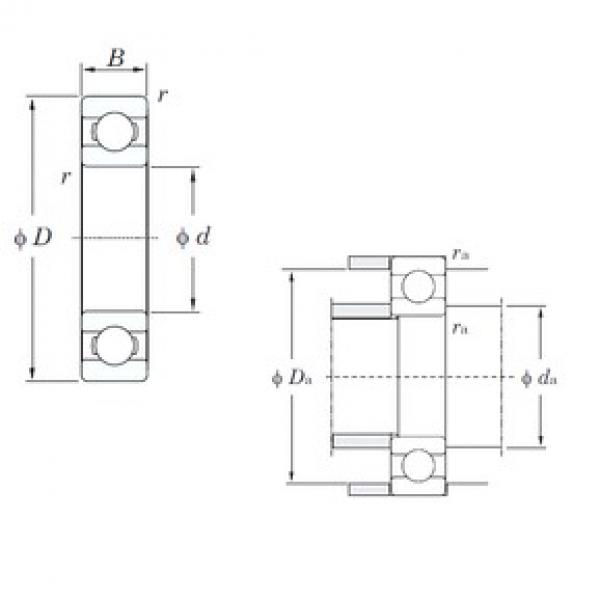 50 mm x 80 mm x 16 mm  KOYO 6010 радиальные шарикоподшипники #1 image