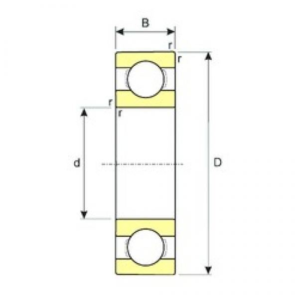 95 mm x 145 mm x 16 mm  ISB 16019 радиальные шарикоподшипники #1 image