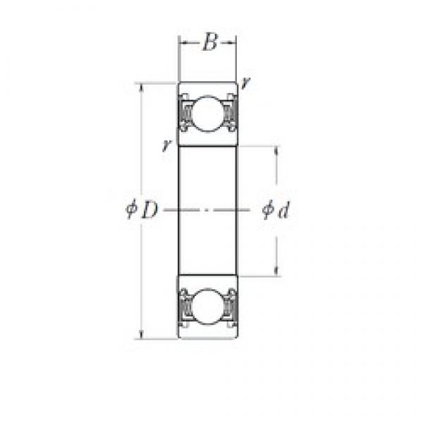 17 mm x 40 mm x 12 mm  NSK 6203DDU радиальные шарикоподшипники #1 image