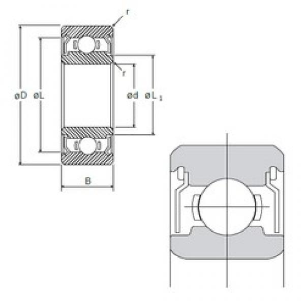 1,5 mm x 5 mm x 2,6 mm  NMB R-515ZZ радиальные шарикоподшипники #1 image