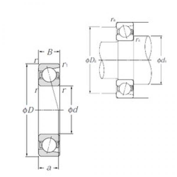 160 mm x 200 mm x 20 mm  NTN 7832C радиально-упорные шарикоподшипники #1 image