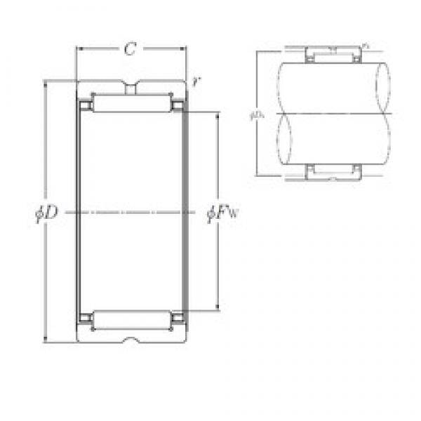 NTN NK145/42 игольчатые подшипники #1 image