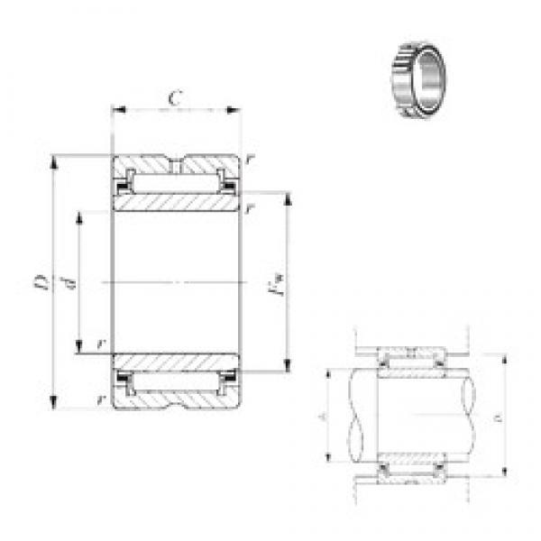 260 mm x 320 mm x 80 mm  IKO NA 4948 игольчатые подшипники #1 image