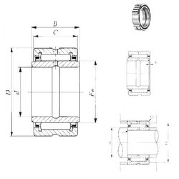 34,925 mm x 55,562 mm x 25,65 mm  IKO BRI 223516 игольчатые подшипники #1 image