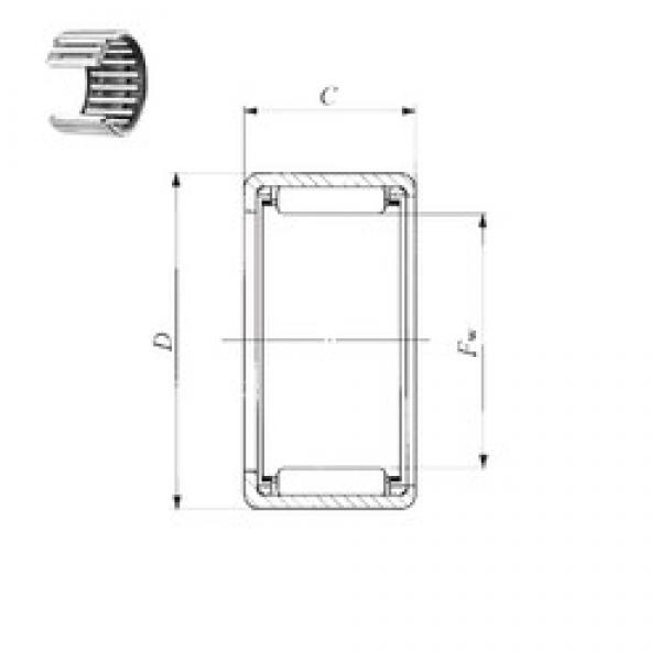 IKO BHA 1416 Z игольчатые подшипники #1 image