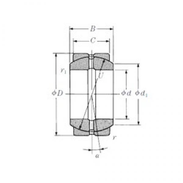 76,2 mm x 120,65 mm x 66,68 mm  NSK 30SF48 подшипники скольжения #1 image