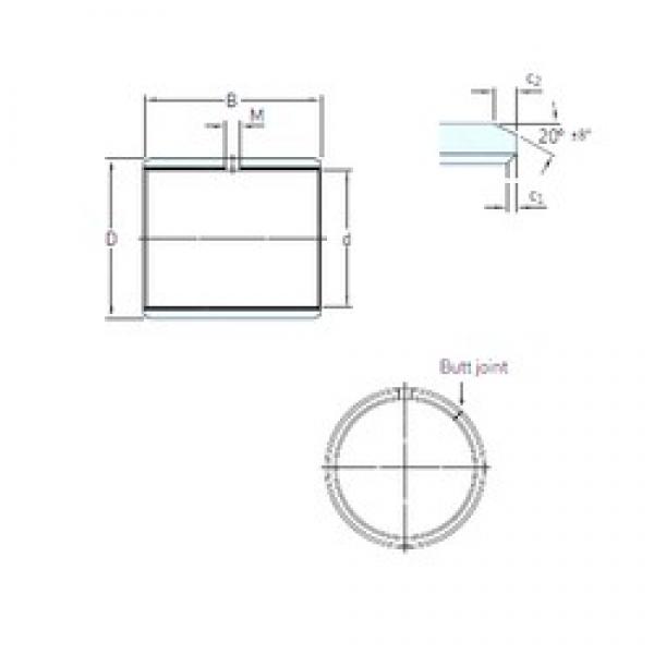 38,1 mm x 42,069 mm x 38,1 mm  SKF PCZ 2424 E подшипники скольжения #1 image