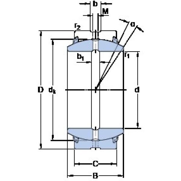 110 mm x 160 mm x 70 mm  SKF GE 110 ES-2LS подшипники скольжения #1 image