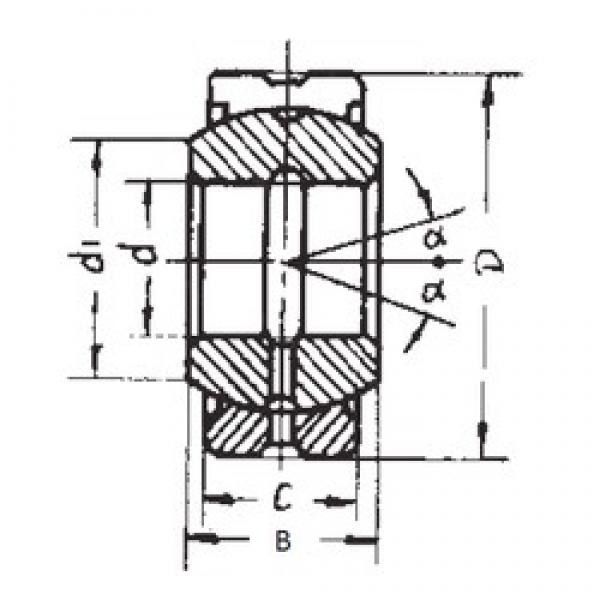 100 mm x 150 mm x 70 mm  FBJ GE100ES-2RS подшипники скольжения #1 image