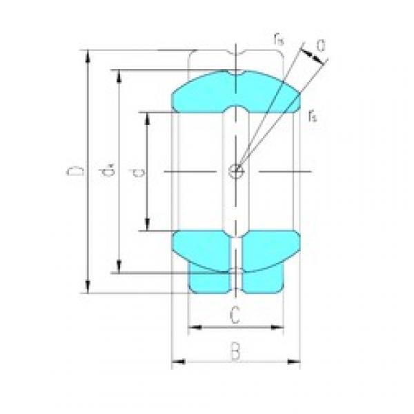 90 mm x 140 mm x 76 mm  LS GEF90ES подшипники скольжения #1 image